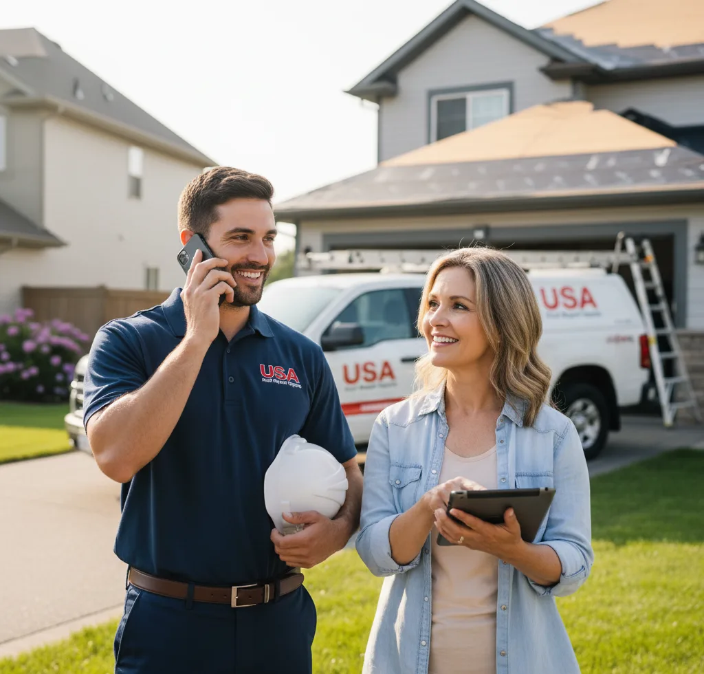 USA Roof Repair Experts customer support in Creswell